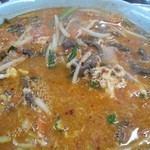 ふく鳥 - ユッケジャンラーメン、アップ
      