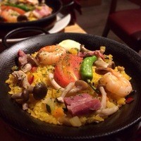 Bar Espanol LA BODEGA 大阪店 - パエリアランチ（厚切りベーコンと海老のパエリア）