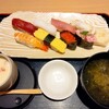 Sushi-ya Ginzo Shinjuku Center Building Ten - さくら握りセット 980円(税込)