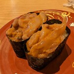 陸奥の國 廻鮮寿司 八千代 - 塩辛軍艦