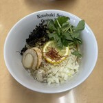 Chuukasoba Yoshikawa - 大粒牡蠣とホタテのまぜそば