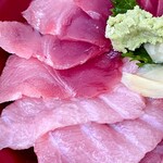 神山鮮魚店 - 鉄火丼 大盛り 1,000円