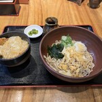 田舎亭 - ミニかつ丼＋おろしのお蕎麦（2玉）