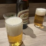 和風もつ料理 あらた - 3杯目からはキリンラガー✩.*˚モツにはやっぱりビールですよね✩.*˚