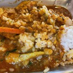 カトマンズキッチン - 最後は全部混ぜる