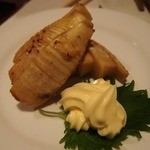 らんたん亭 - 筍の焼いたの。