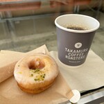 TAKAMURA COFFEE ROASTERS FACTORY&CAFE - 本日の珈琲（ブラジル）とレモンのドーナツ
