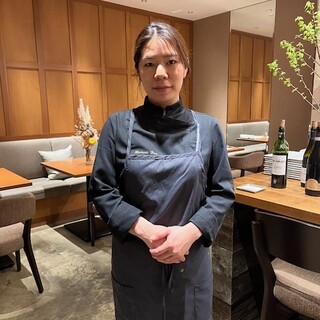 A gentle French cuisine with a touch of Japanese style, prepared by a female chef