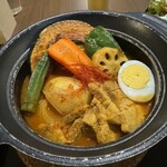 道産子ぷりん - ノボリベツ豚スープカレー1500円　安いでしょ
                                お味は失礼ながら、観光地とは思えない美味さ。