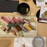 Tsukiji Sushi Iwa - ランチ　江戸前にぎり寿司【特上】