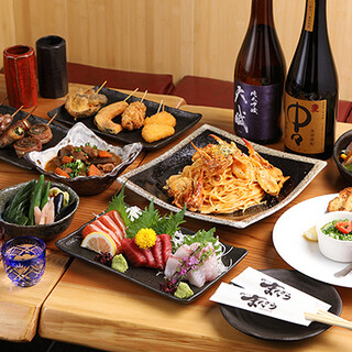 A wide variety of drinks available, including the classics, seasonal local sake, and limited editions
