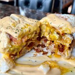 Panel Cafe - エッグベネディクトクロッフル