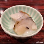 遠野物語 - 帆立の稚貝と赤魚のクリーム煮