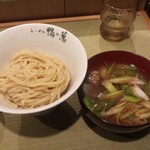 Kamo To Negi - 鴨汁つけそば　1,050円　全粒粉の特注麺