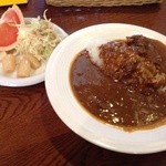 バーモンジーカフェ - ランチ 牛すじカレー 600円