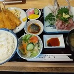 磯料理マルゴ - 黄金定食(1,700円)