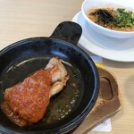 Gasuto - 若鶏のグリルガーリックソース1枚、明太クリーム(ハーフ)