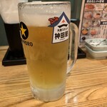 大衆スタンド神田屋 - 生ビール