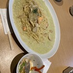 洋麺亭 スパジオディルッソ - バジル系クリームスパゲティ