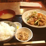 Asahi Shokudou - からあげ定食ポン酢がけ