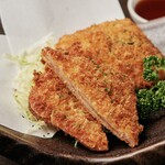 Old-fashioned ham cutlet