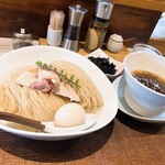 Tsukuba Ramen Oni Monogatari - 天草淡麗つけ蕎麦500g+味玉+岩のり