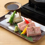 はくよ庵 - 料理写真:黒毛和牛陶板焼き