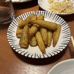 大衆食堂 てんぐ大ホール - ヤングコーンの塩味揚げ