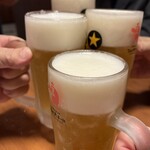 大衆食堂 てんぐ大ホール - 生ビール