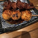 やき鳥　自遊人 - レバー、つくね