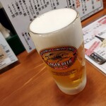 Yakiton Hinata Ikebukuro Higashiguchiten - 生ビール
