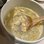 柳麺 呉田 - (限定)蛤と鯛の旨味つけ麺1,200円TPかにほぐし身250円