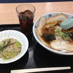 喜多方ラーメン ザ・モール郡山店 - チャーシュー麺＆ミニチャーハンセット