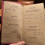 恵比寿焼肉　kintan - ドリンクメニュー表1