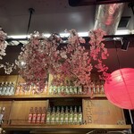 Ginza Suri Handoreddo Ba - 店内でお花見