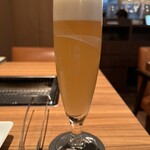 恵比寿焼肉　kintan - 白いプレミアム生ビール(白穂乃香)