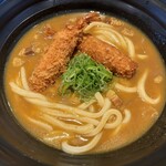 つるとんたん - 「海老フライカレーのおうどん」