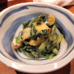 びんびや - ヌタの白味噌和え