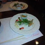 志喜亭 - ワカサギのエスカベッシュ　桜鯛のタルタル　ホタルイカのココット