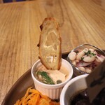 ハジカミ - サーモンリエット&キャロットラペ