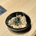 Tsukishima Monja Koboreya - 塩辛クリームチーズ