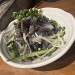 炭火焼肉ホルモンさわいし - センマイ刺！これめっちゃ美味しい！！