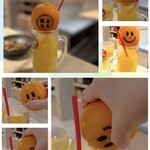 Umai Toriyaki Haraippai - 裏表に焼印、中に生搾りオレンジジュースが！