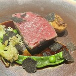 銀座 フレンチ Sublime Premium - 肉料理(青森県産和牛サーロイン トリュフ)