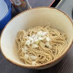 自家製太麺 渡辺 - 魚粉味替玉 250円