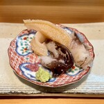 弥助鮨 - 鳥貝/ミル貝