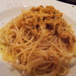 うにのクリームパスタ　１６００円