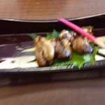 博多名代 吉塚うなぎ屋 - ブレてしまいました・・・肝焼き\500