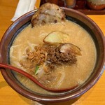 Kuradashi Miso Monzaemon - 北海道味噌らーめん＋炙りチャーシュー