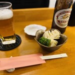 いろいろ屋 - ビールとお通し